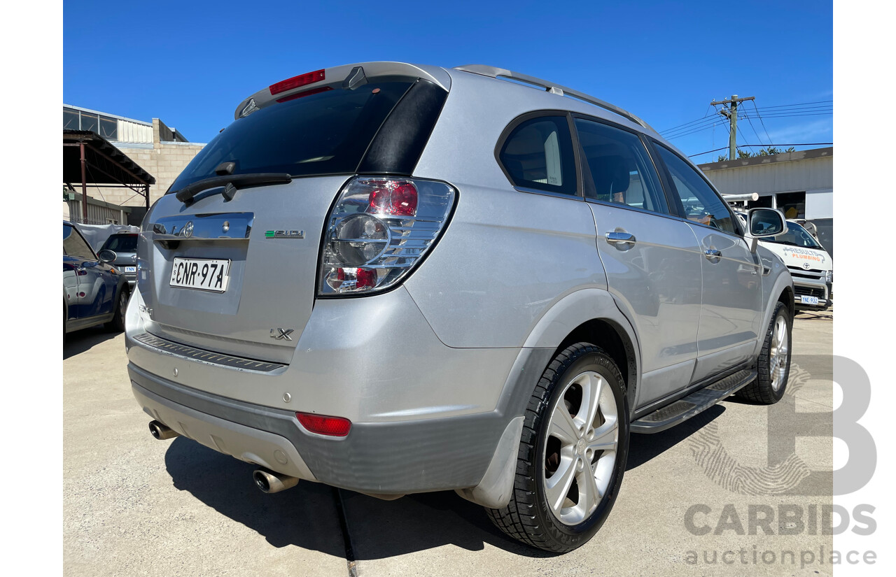 05/13 Holden Captiva 7 LX (4x4) AWD CG MY12 4D Wagon Silver 3.0L