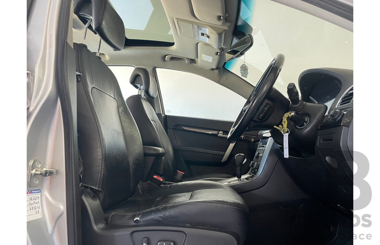 05/13 Holden Captiva 7 LX (4x4) AWD CG MY12 4D Wagon Silver 3.0L