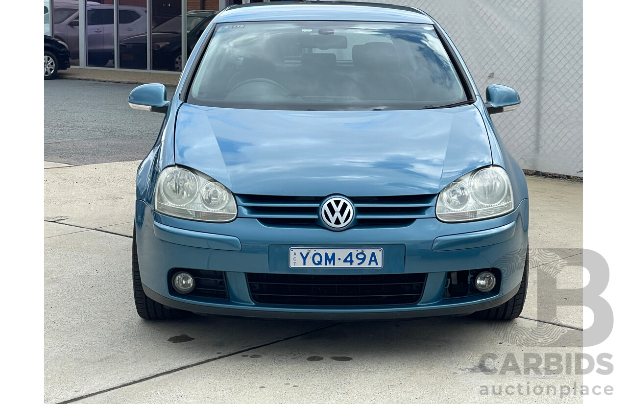 06/07 Volkswagen Golf 2.0 TDI SPORTLINE FWD 1K 5D Hatchback Blue 2.0L