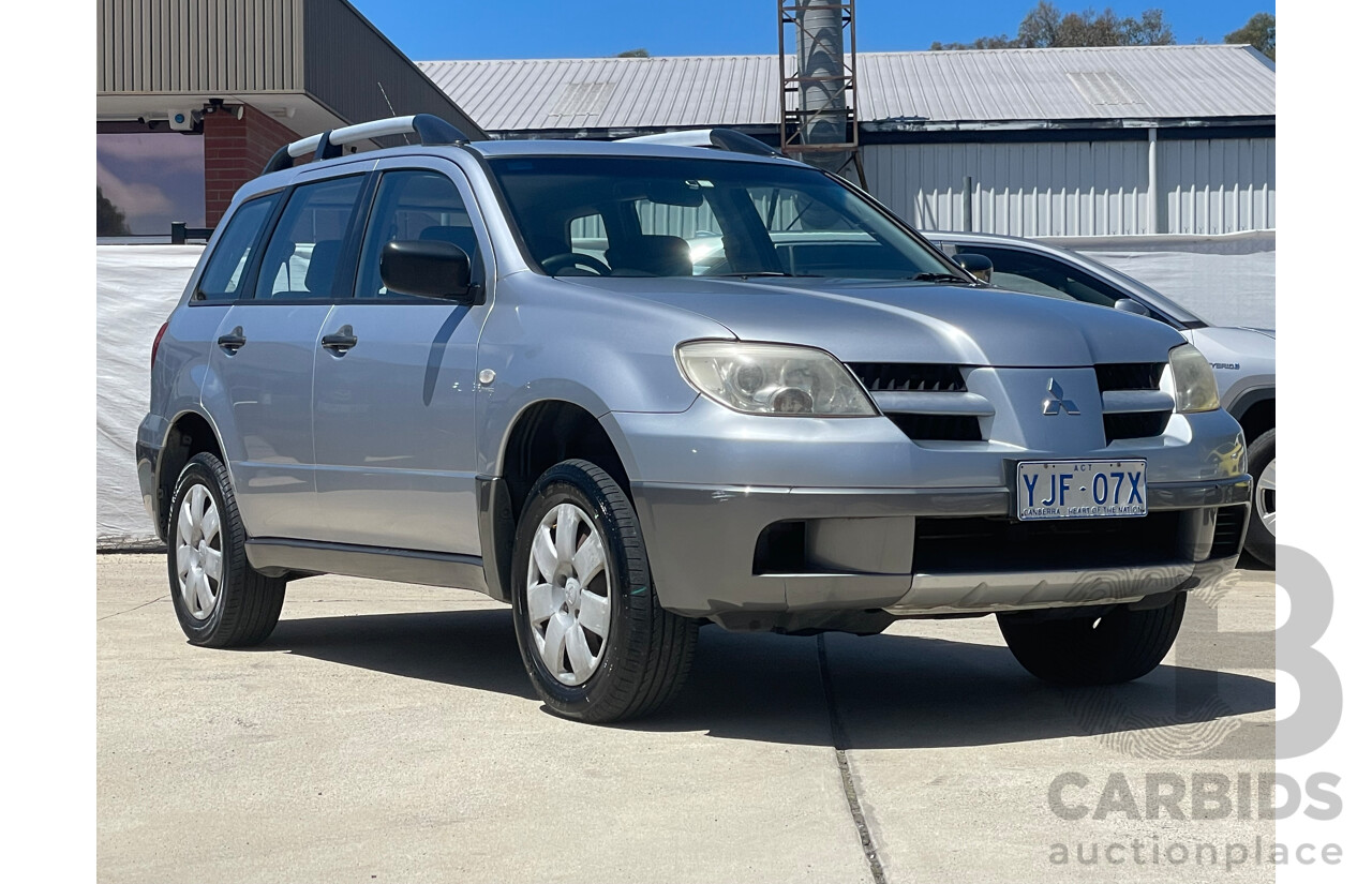 11/05 Mitsubishi Outlander LS 4WD ZF MY06 4D Wagon Silver 2.4L