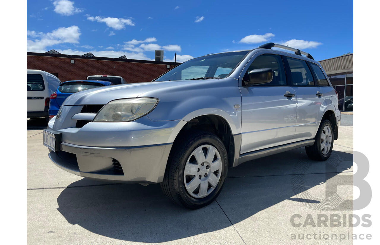 11/05 Mitsubishi Outlander LS 4WD ZF MY06 4D Wagon Silver 2.4L