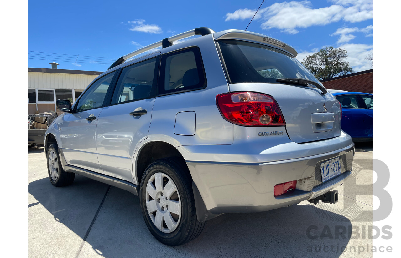11/05 Mitsubishi Outlander LS 4WD ZF MY06 4D Wagon Silver 2.4L