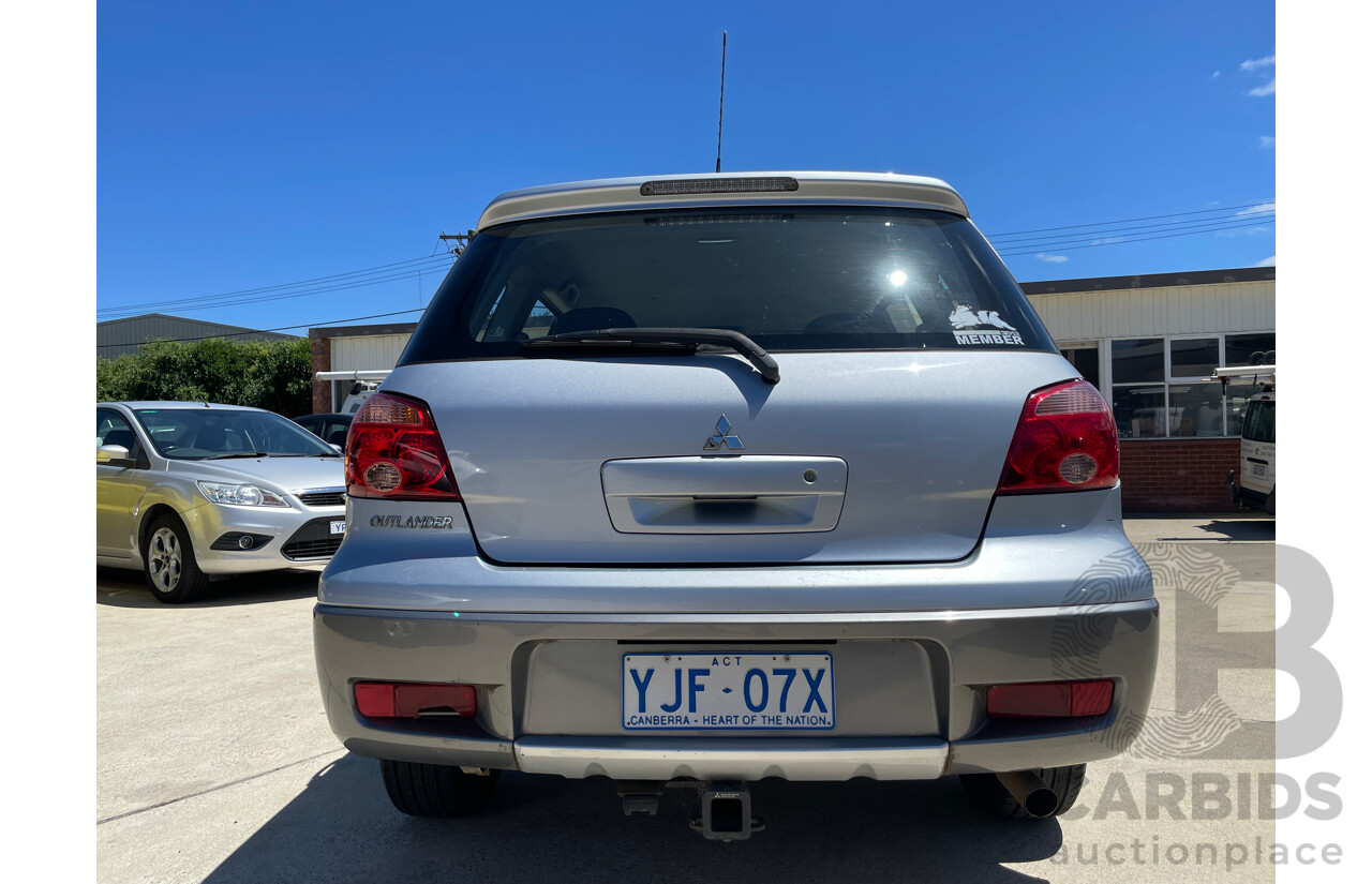 11/05 Mitsubishi Outlander LS 4WD ZF MY06 4D Wagon Silver 2.4L