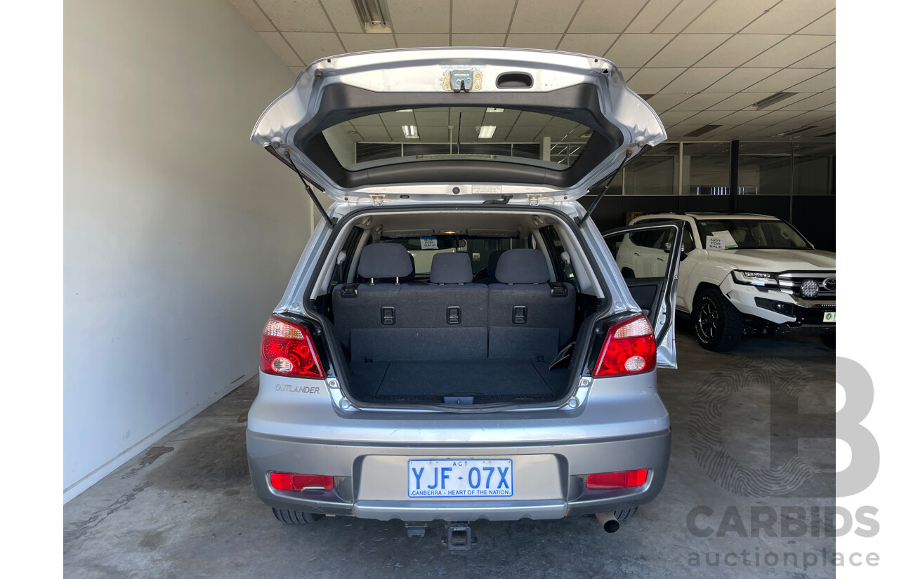 11/05 Mitsubishi Outlander LS 4WD ZF MY06 4D Wagon Silver 2.4L