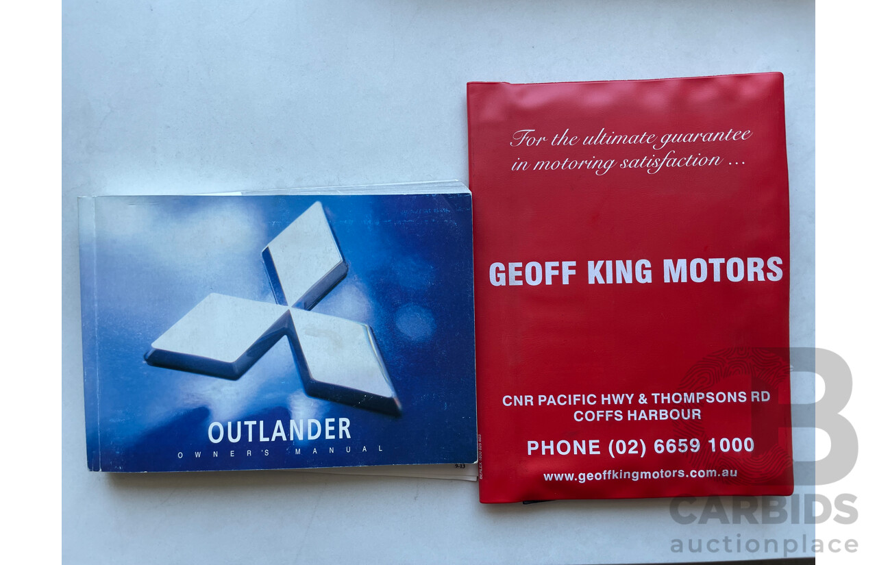 11/05 Mitsubishi Outlander LS 4WD ZF MY06 4D Wagon Silver 2.4L