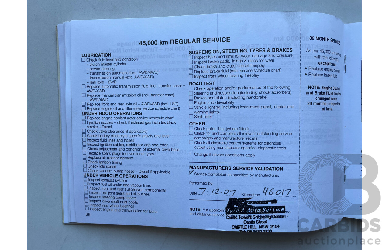 11/05 Mitsubishi Outlander LS 4WD ZF MY06 4D Wagon Silver 2.4L