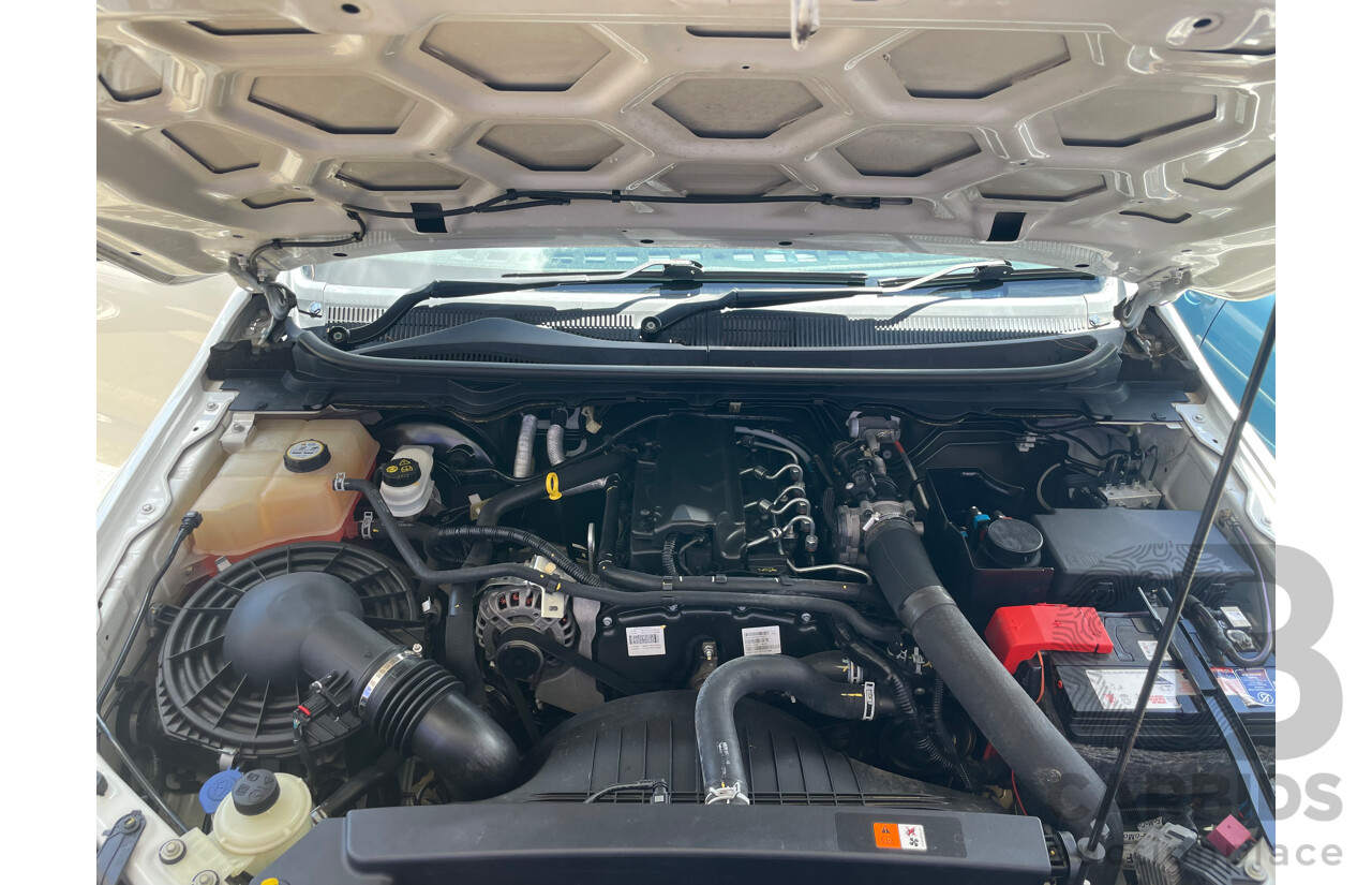 12/13 Ford Ranger XL 2.2 HI-RIDER (4x2) RWD PX Super Cab Chassis White 2.2L