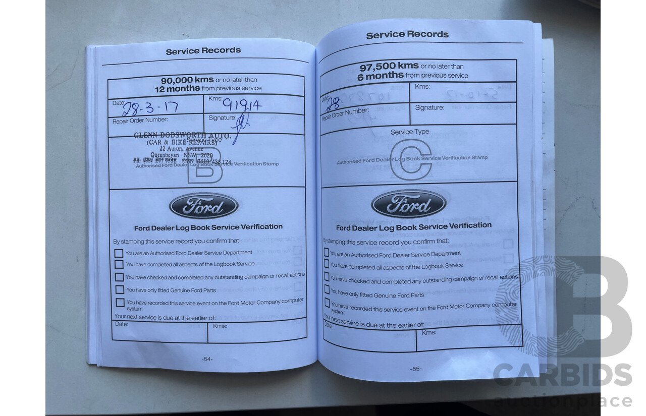 12/13 Ford Ranger XL 2.2 HI-RIDER (4x2) RWD PX Super Cab Chassis White 2.2L