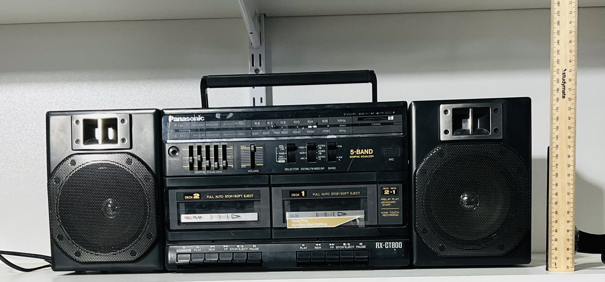 Panasonic RX-CT800ラジカセ Panasonic RX CT800 - Overview and Belt Replacement - YouTube