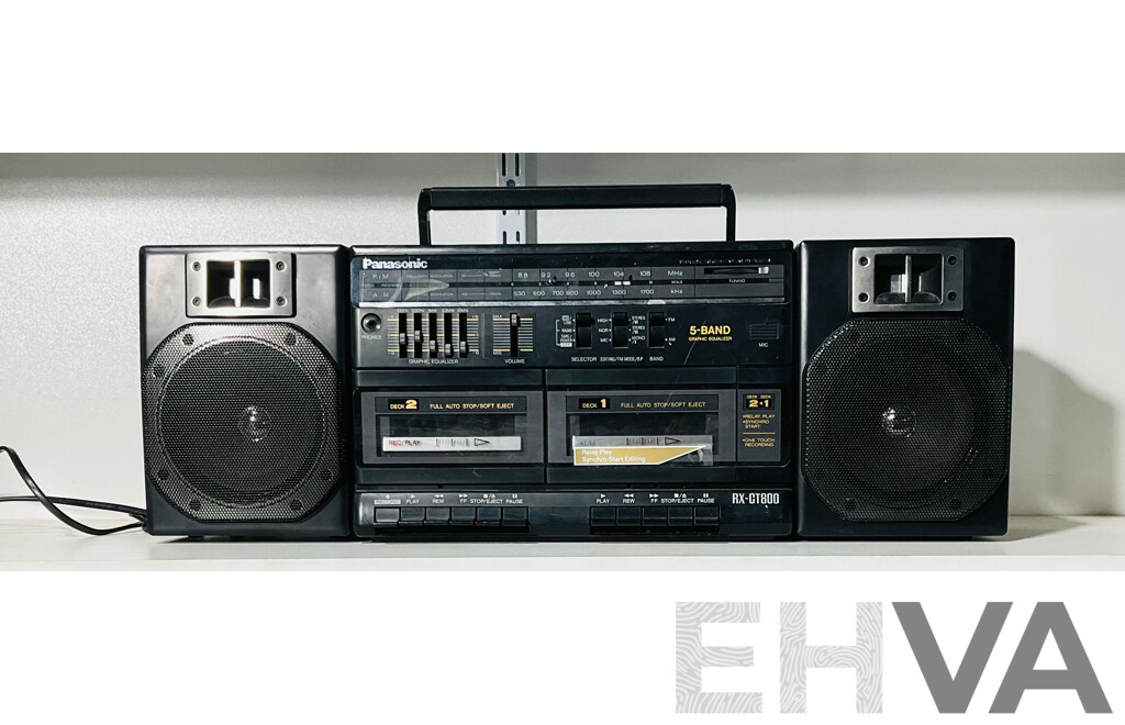 Retro Panasonic RX-CT800 Portable Boombox