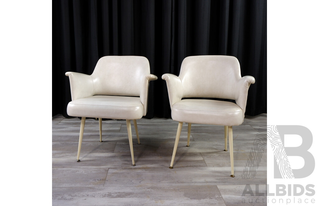 Pair of Vintage Tub Chairs