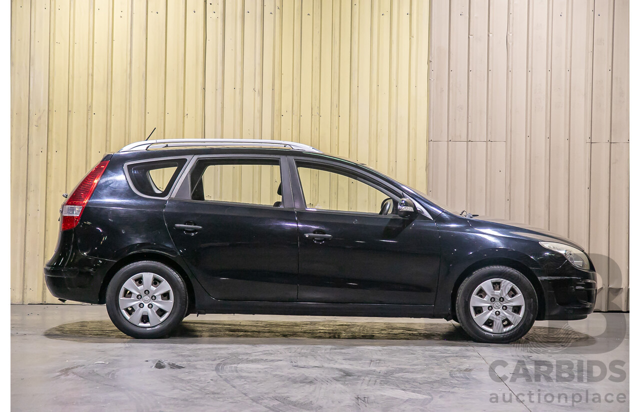 06/12 Hyundai I30 cw SX 2.0 FWD FD MY12 4D Wagon Black 2.0L
