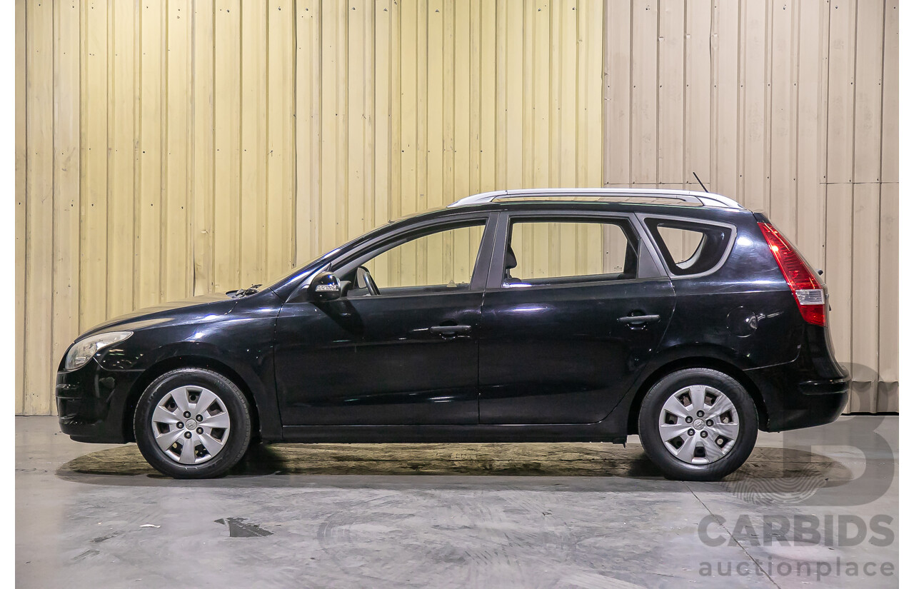 06/12 Hyundai I30 cw SX 2.0 FWD FD MY12 4D Wagon Black 2.0L
