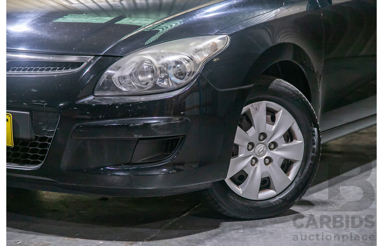06/12 Hyundai I30 cw SX 2.0 FWD FD MY12 4D Wagon Black 2.0L