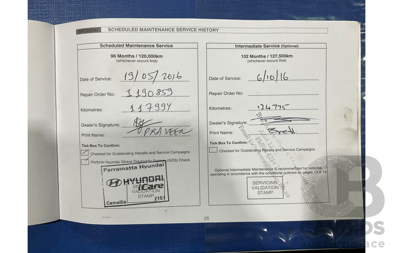 06/12 Hyundai I30 cw SX 2.0 FWD FD MY12 4D Wagon Black 2.0L