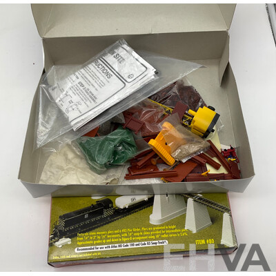 Large Collection of Boxed HO Scale Rolling Stock and Scenery Items Including Lima French SNCF Locomotive and Passenger Carriages, Faller Buildings, Tunnels...