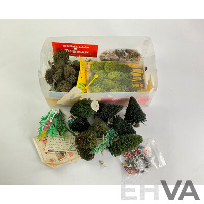 Large Collection of Boxed HO Scale Rolling Stock and Scenery Items Including Lima French SNCF Locomotive and Passenger Carriages, Faller Buildings, Tunnels...