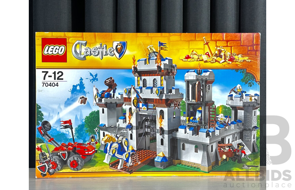 Vintage Retired Lego Set, Castle, Kings Castle 70404, Sealed New in Box