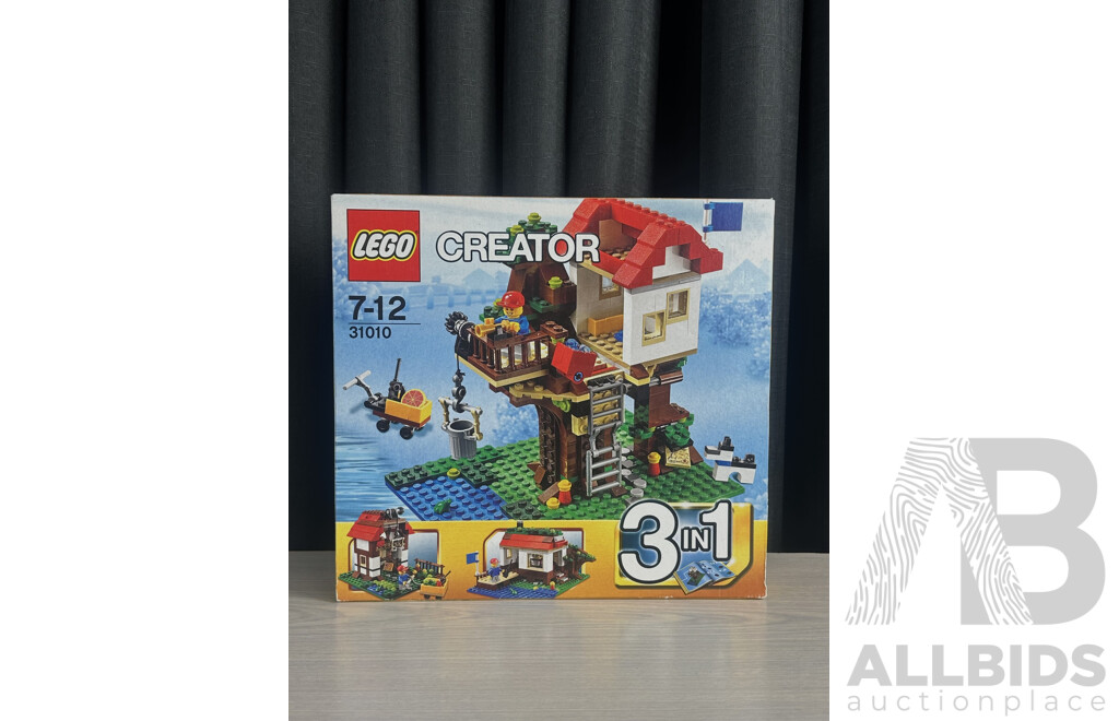 Vintage Retired Lego Set, Creator 3 in 1, Tree House, 31010, Sealed New in Box