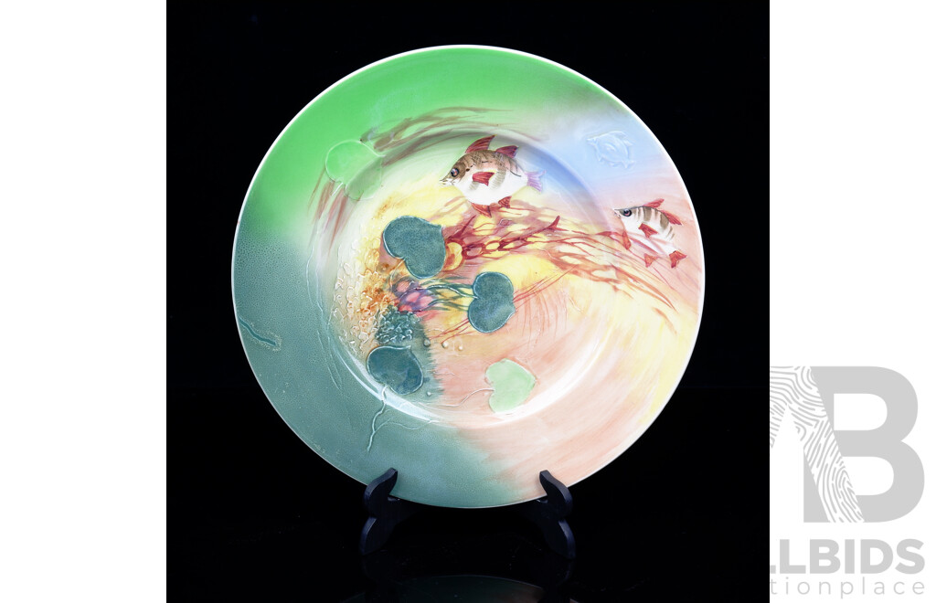 Antique Royal Doulton Porcelain Collectors Plate, D5966, the Old Wife Series