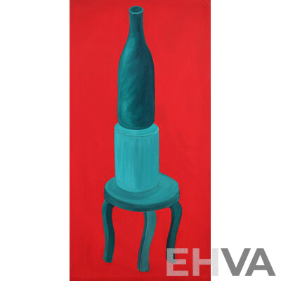 Three Contemporary Still Life Paintings, Acrylic on Canvas (3)