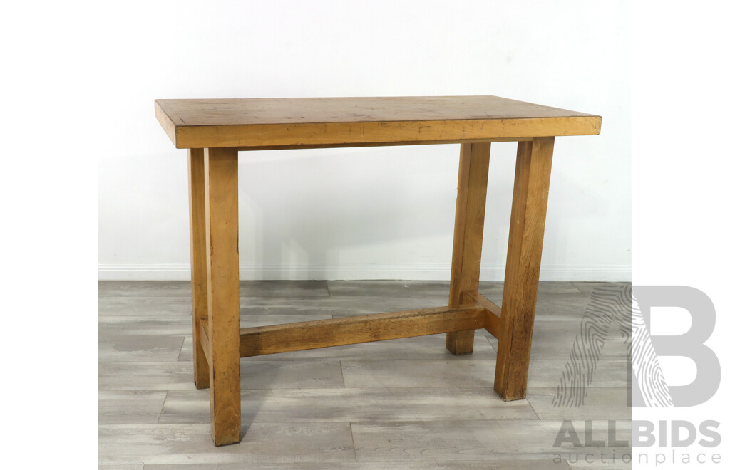 Elevated Timber Works Bench