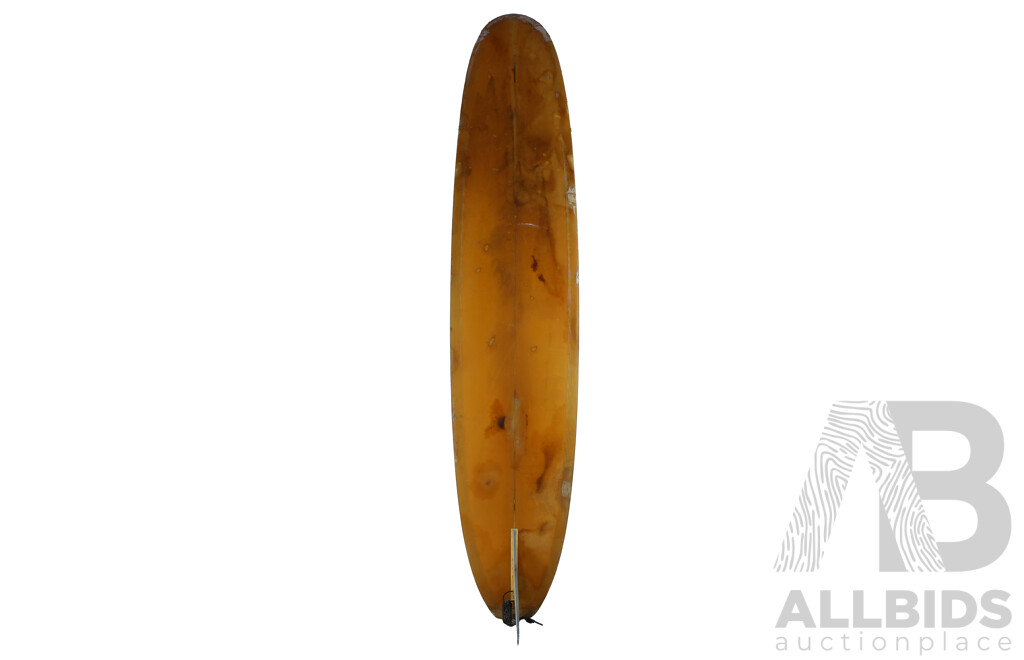 Vintage Fibreglass Single Fin Longboard by Haydon, QLD