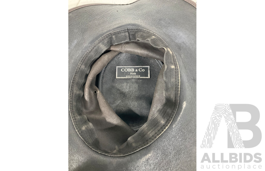 Vintage Cobb & Co Melbourne Leather Hat