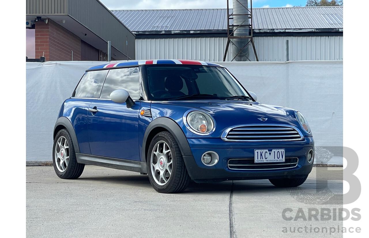 11/07 Mini Cooper  FWD R50 2D Hatchback Blue 1.6L