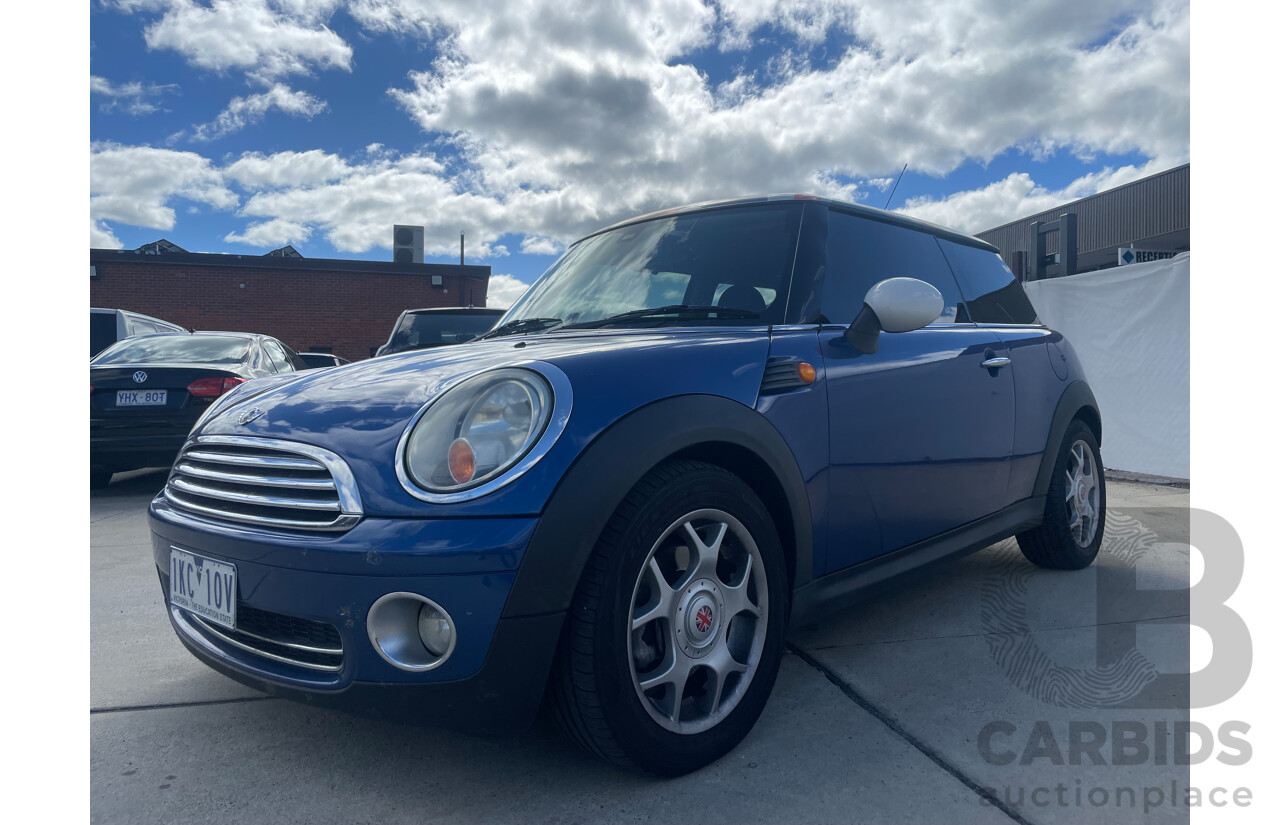 11/07 Mini Cooper  FWD R50 2D Hatchback Blue 1.6L