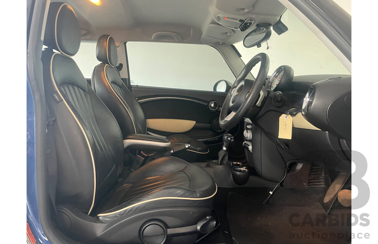 11/07 Mini Cooper  FWD R50 2D Hatchback Blue 1.6L