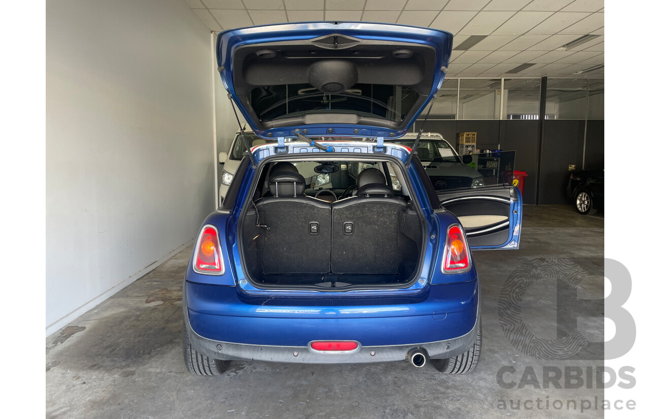 11/07 Mini Cooper  FWD R50 2D Hatchback Blue 1.6L