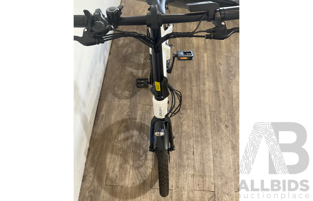 HIMO Z20 20" Grey Folding Power Assist Electric Bicycle Moped E-Bike - ORP $899.00
