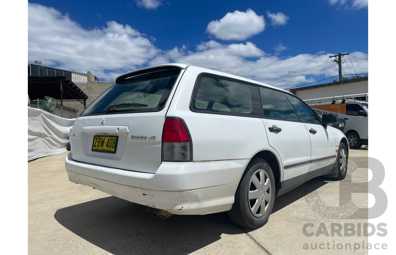 03/02 Mitsubishi Magna EXECUTIVE FWD TJ 4D Wagon White 3.5L