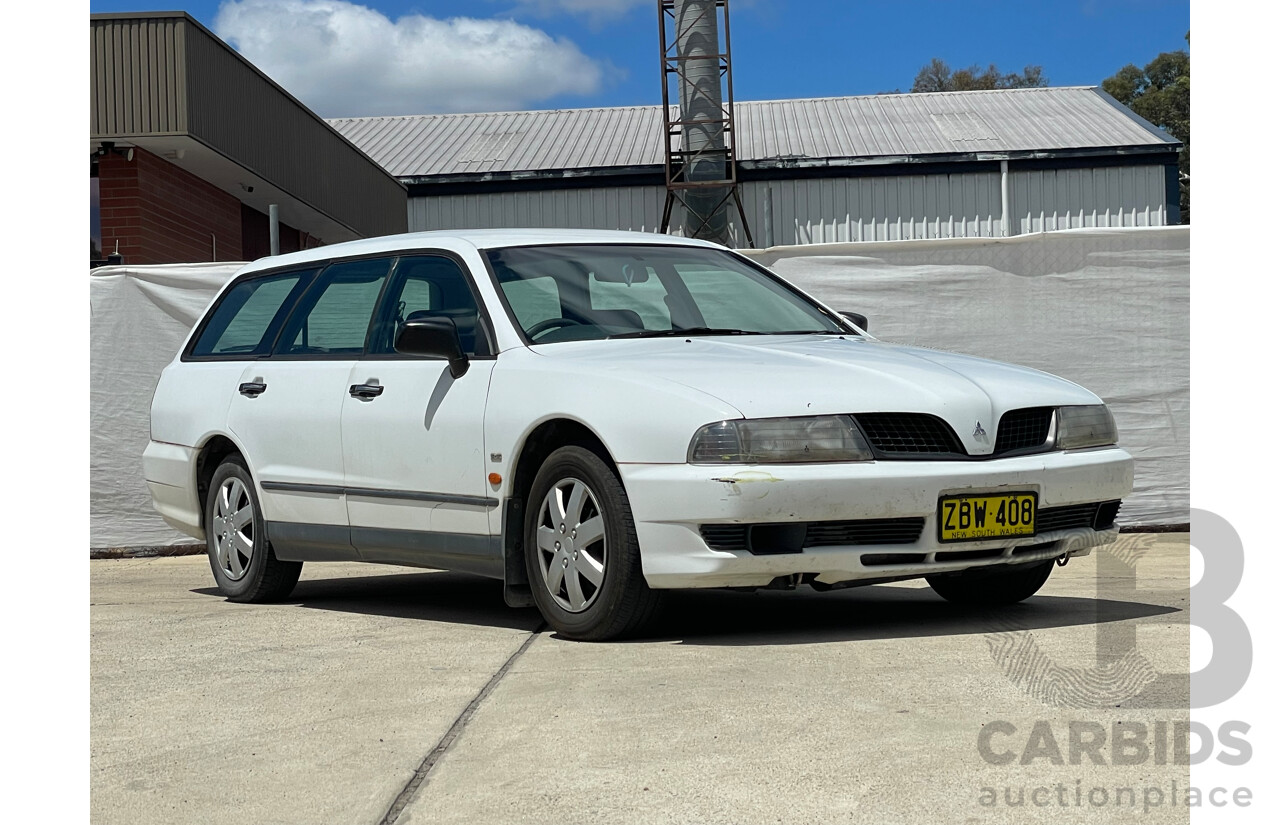 03/02 Mitsubishi Magna EXECUTIVE FWD TJ 4D Wagon White 3.5L