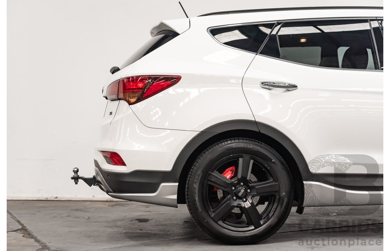 06/16 Hyundai Santa Fe SR CRDi (4x4) AWD DM MY15 4D Wagon White 2.2L