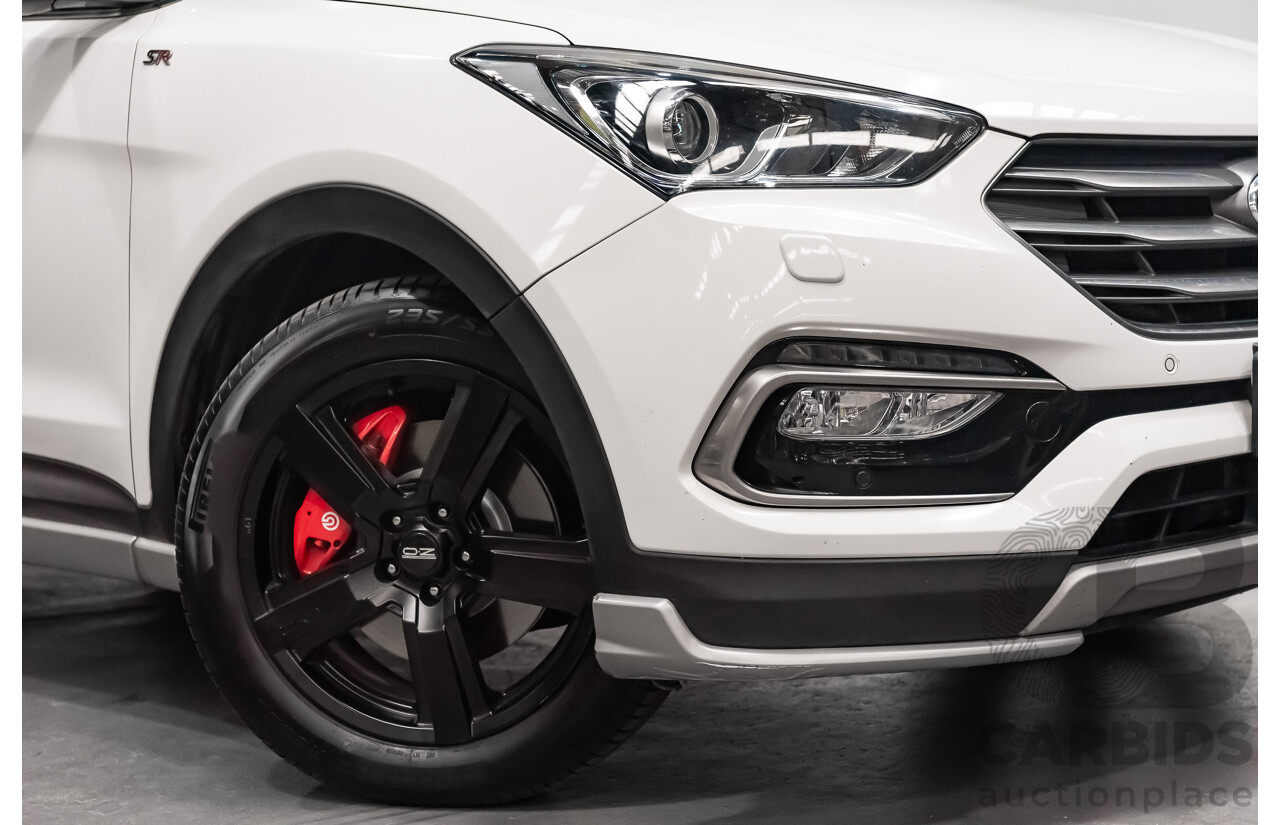 06/16 Hyundai Santa Fe SR CRDi (4x4) AWD DM MY15 4D Wagon White 2.2L