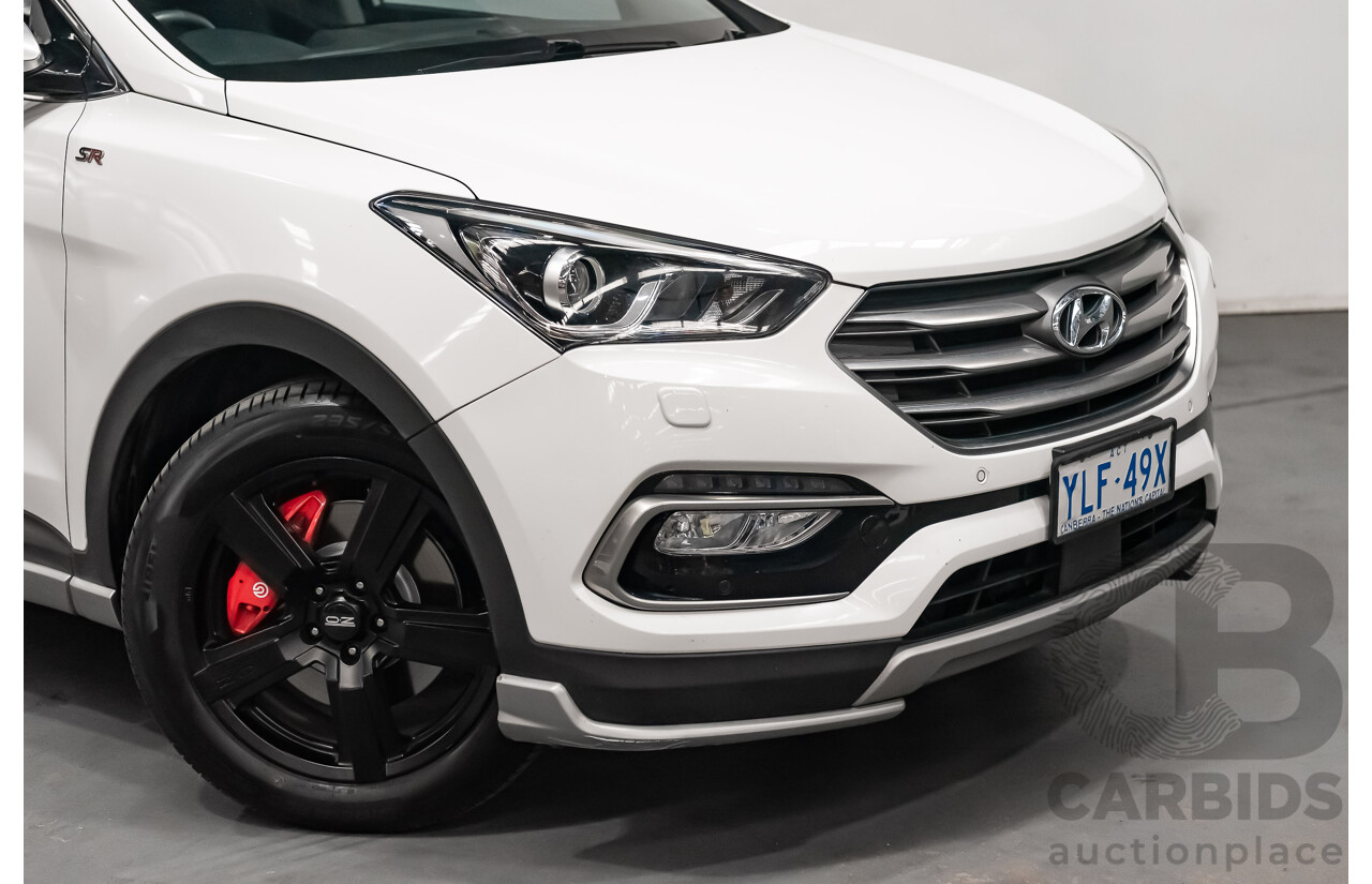 06/16 Hyundai Santa Fe SR CRDi (4x4) AWD DM MY15 4D Wagon White 2.2L