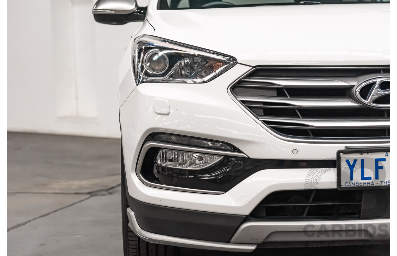 06/16 Hyundai Santa Fe SR CRDi (4x4) AWD DM MY15 4D Wagon White 2.2L