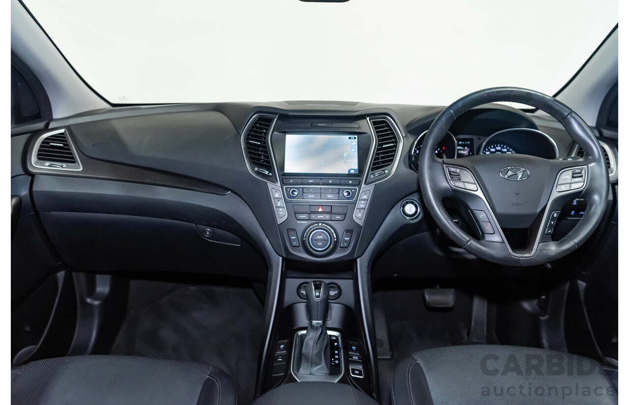 06/16 Hyundai Santa Fe SR CRDi (4x4) AWD DM MY15 4D Wagon White 2.2L