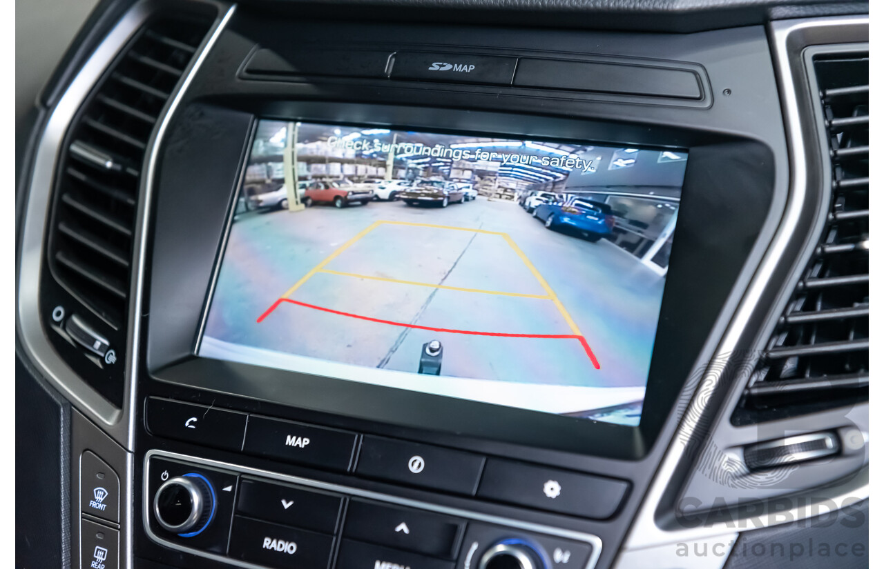 06/16 Hyundai Santa Fe SR CRDi (4x4) AWD DM MY15 4D Wagon White 2.2L