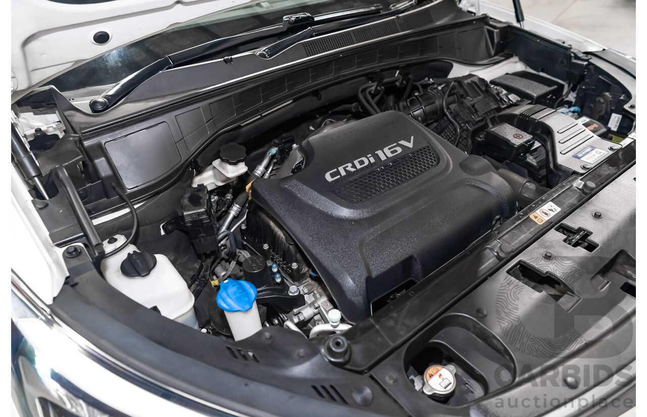 06/16 Hyundai Santa Fe SR CRDi (4x4) AWD DM MY15 4D Wagon White 2.2L