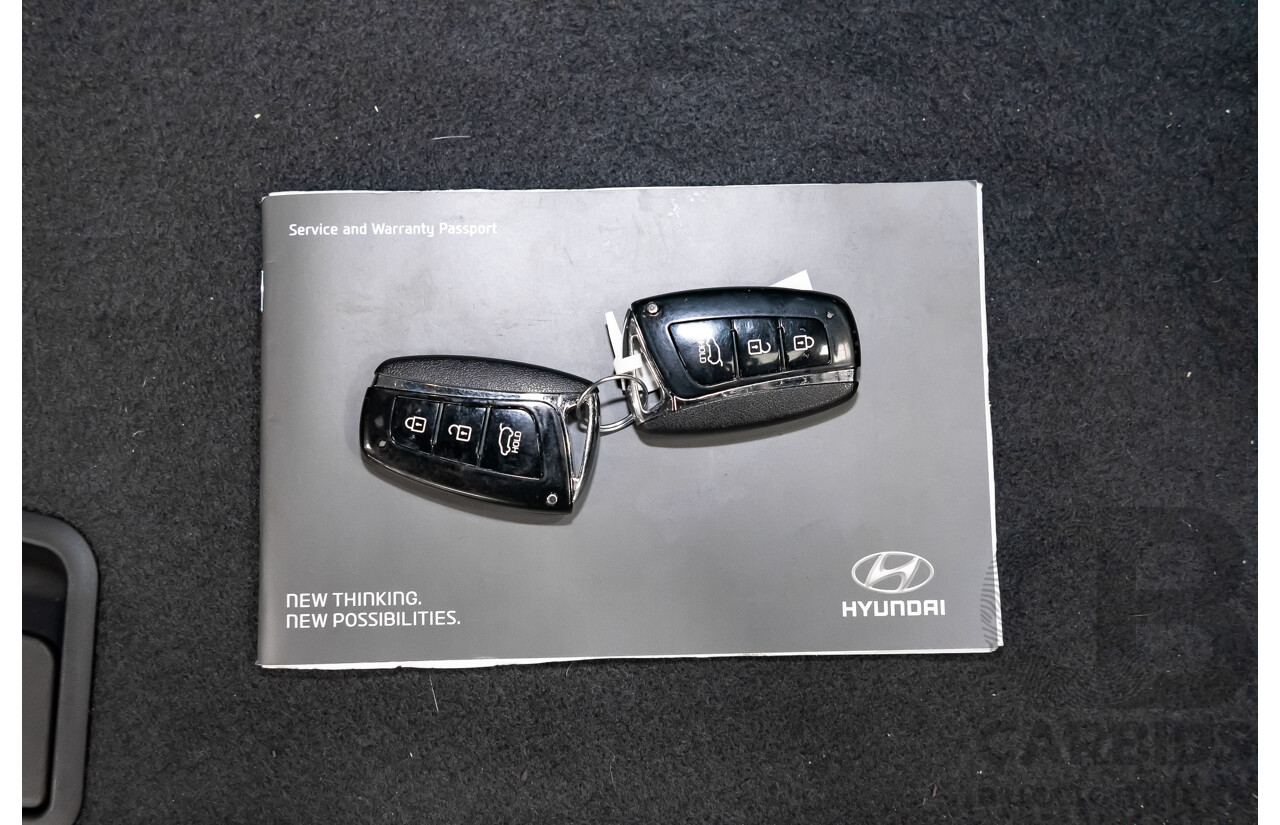 06/16 Hyundai Santa Fe SR CRDi (4x4) AWD DM MY15 4D Wagon White 2.2L