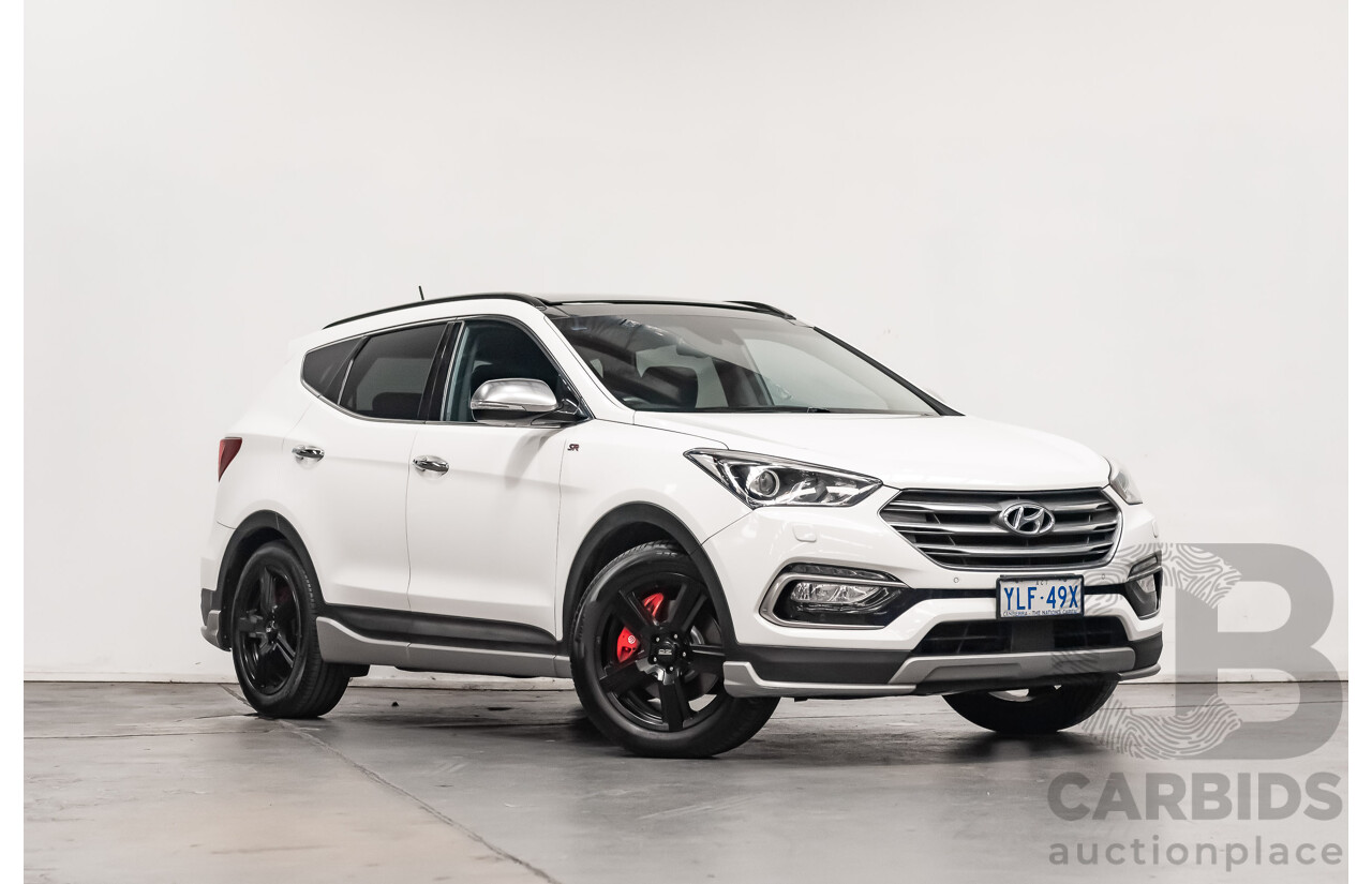 06/16 Hyundai Santa Fe SR CRDi (4x4) AWD DM MY15 4D Wagon White 2.2L