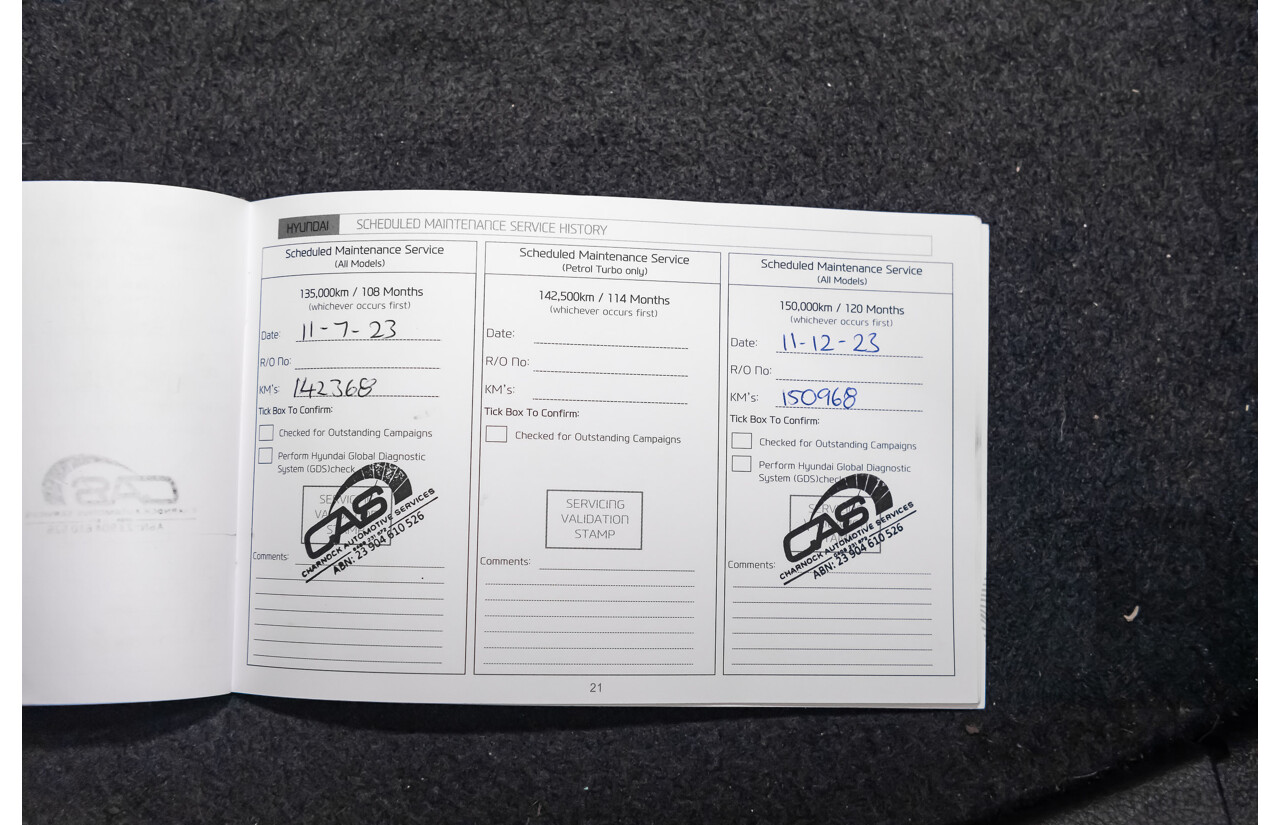 06/16 Hyundai Santa Fe SR CRDi (4x4) AWD DM MY15 4D Wagon White 2.2L