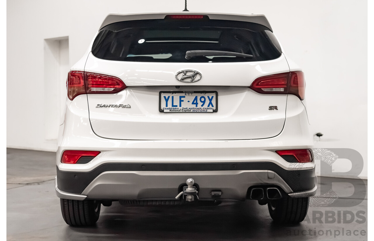 06/16 Hyundai Santa Fe SR CRDi (4x4) AWD DM MY15 4D Wagon White 2.2L