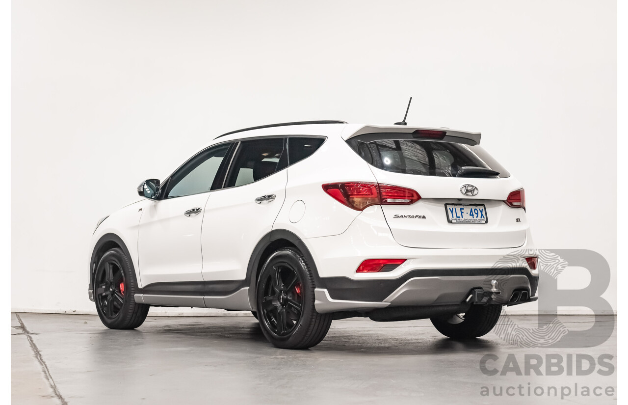 06/16 Hyundai Santa Fe SR CRDi (4x4) AWD DM MY15 4D Wagon White 2.2L