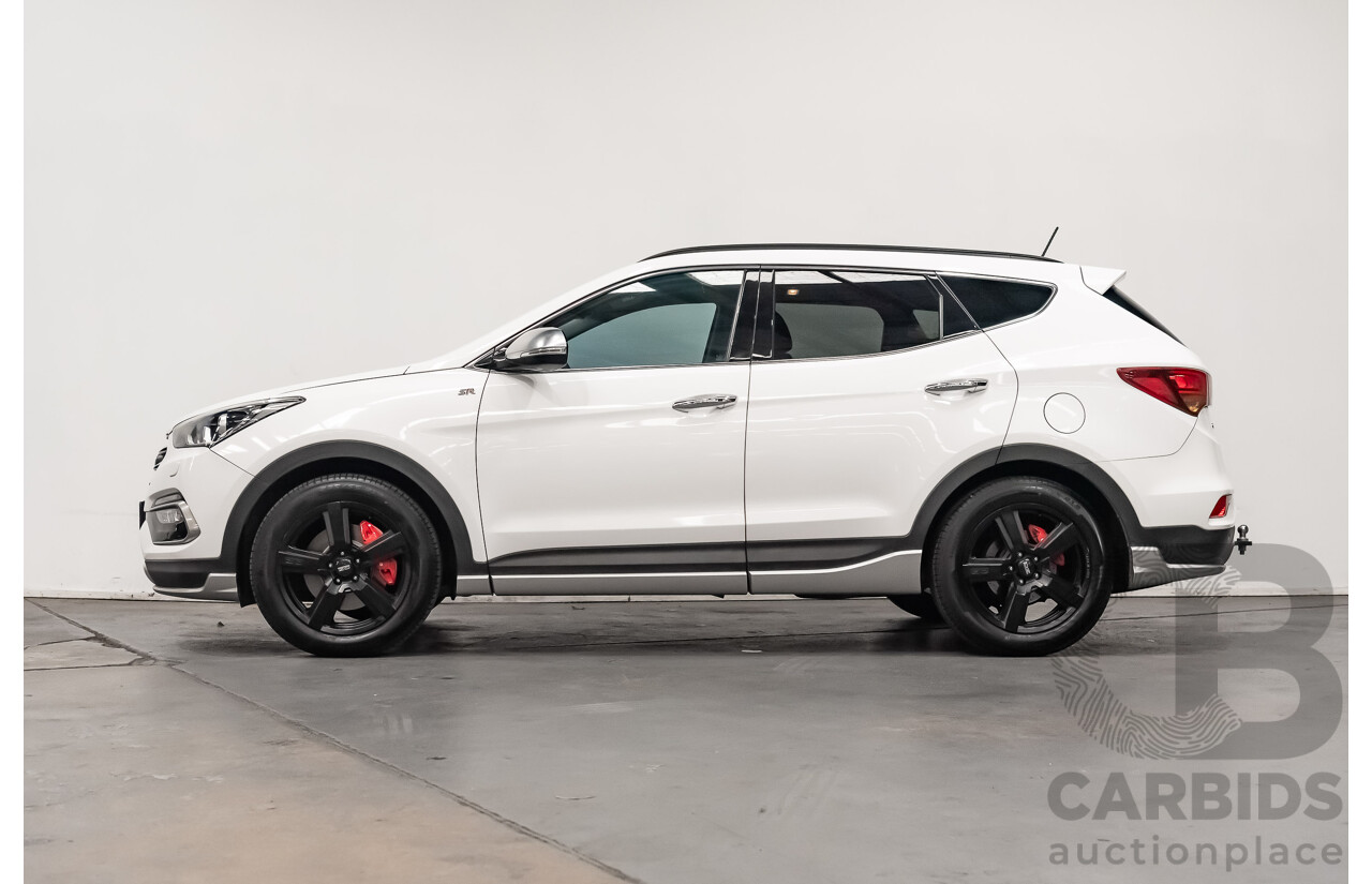 06/16 Hyundai Santa Fe SR CRDi (4x4) AWD DM MY15 4D Wagon White 2.2L