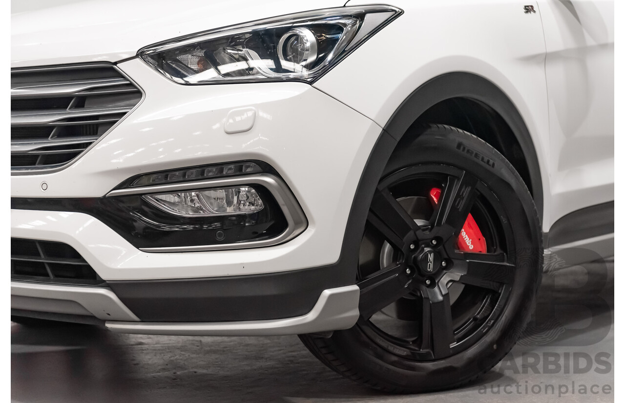 06/16 Hyundai Santa Fe SR CRDi (4x4) AWD DM MY15 4D Wagon White 2.2L