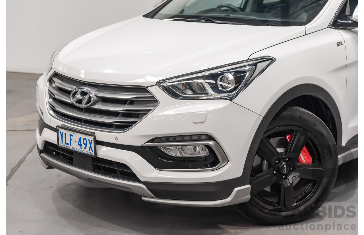 06/16 Hyundai Santa Fe SR CRDi (4x4) AWD DM MY15 4D Wagon White 2.2L